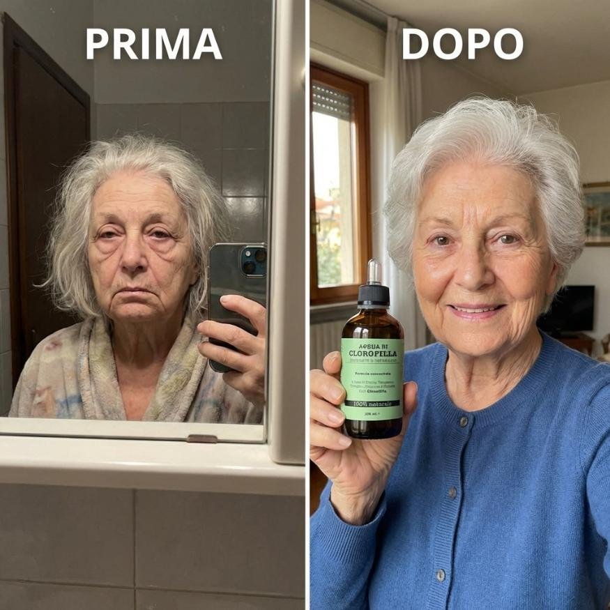Rosa P. prima e dopo
